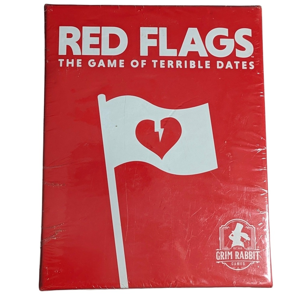 Red Flags The Game of Terrible Dates Core Deck Grim Rabbit Games New
